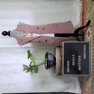 Blush Long Vest Sweater